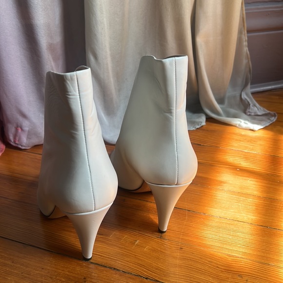 Isabel Marant ARFEE LEATHER ANKLE BOOTS IN PANNA size 41 - Picture 3 of 9